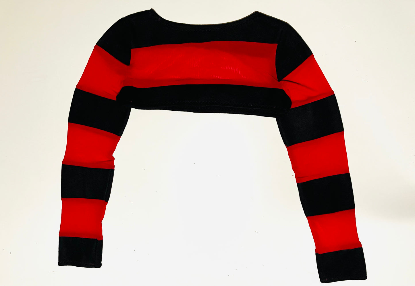 Red Fang Stripe Shrug