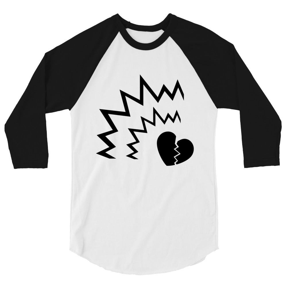 Broken Heart 3/4 Sleeve Raglan Shirt