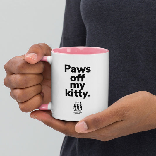 "Paws Off My Kitty" Mug