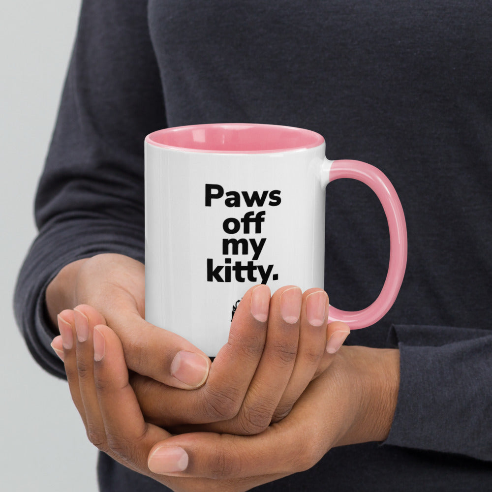 "Paws Off My Kitty" Mug