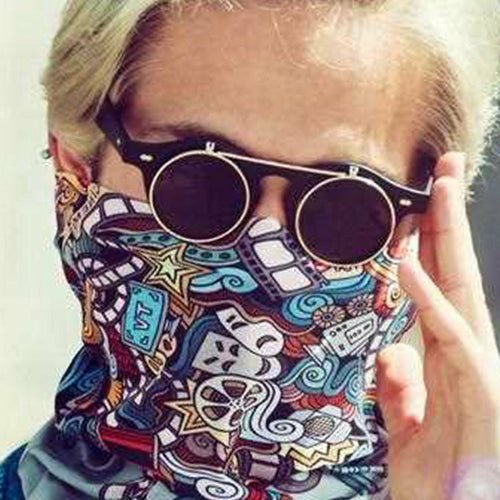 Women Retro Round Steampunk Sunglasses