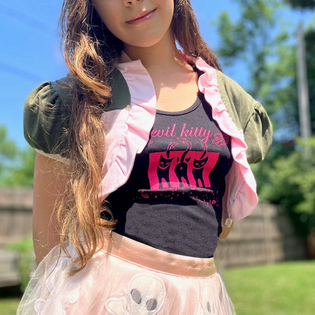 Too Cute To Behave - Evil Kitty Shrug