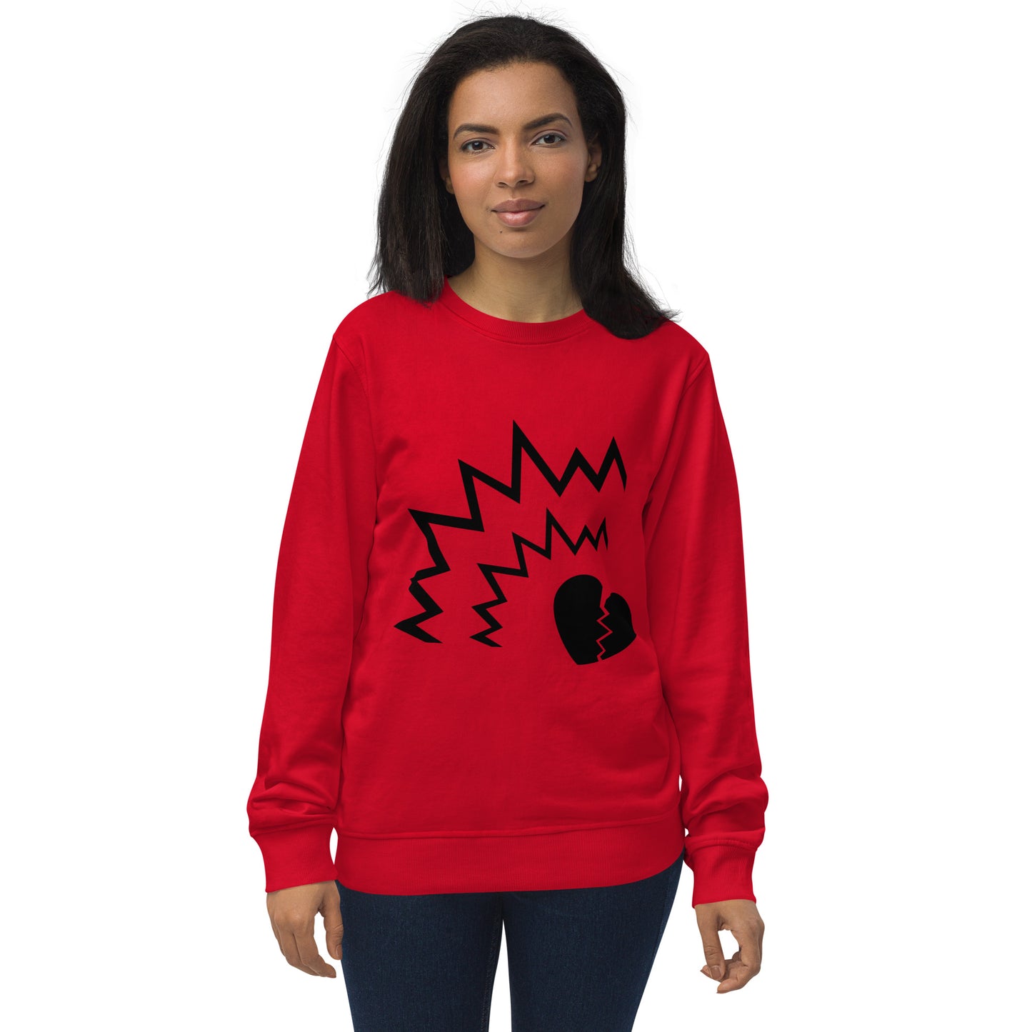 Anti Valentine's Day Red Sweatshirt